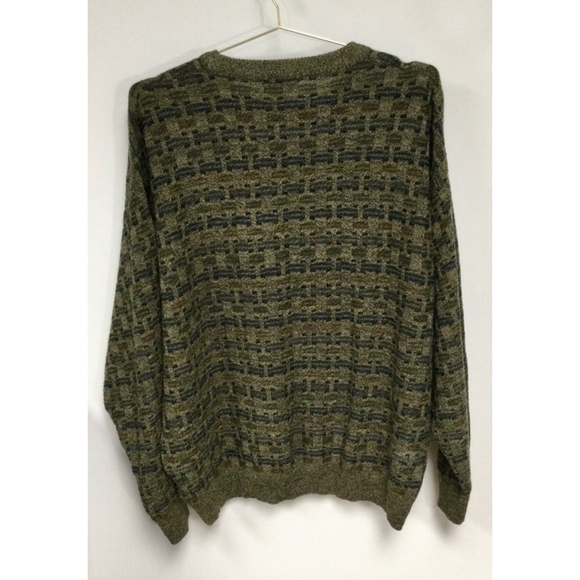 Vintage Men's TownCraft Sweater XXL, Tan - Picture 3 of 9